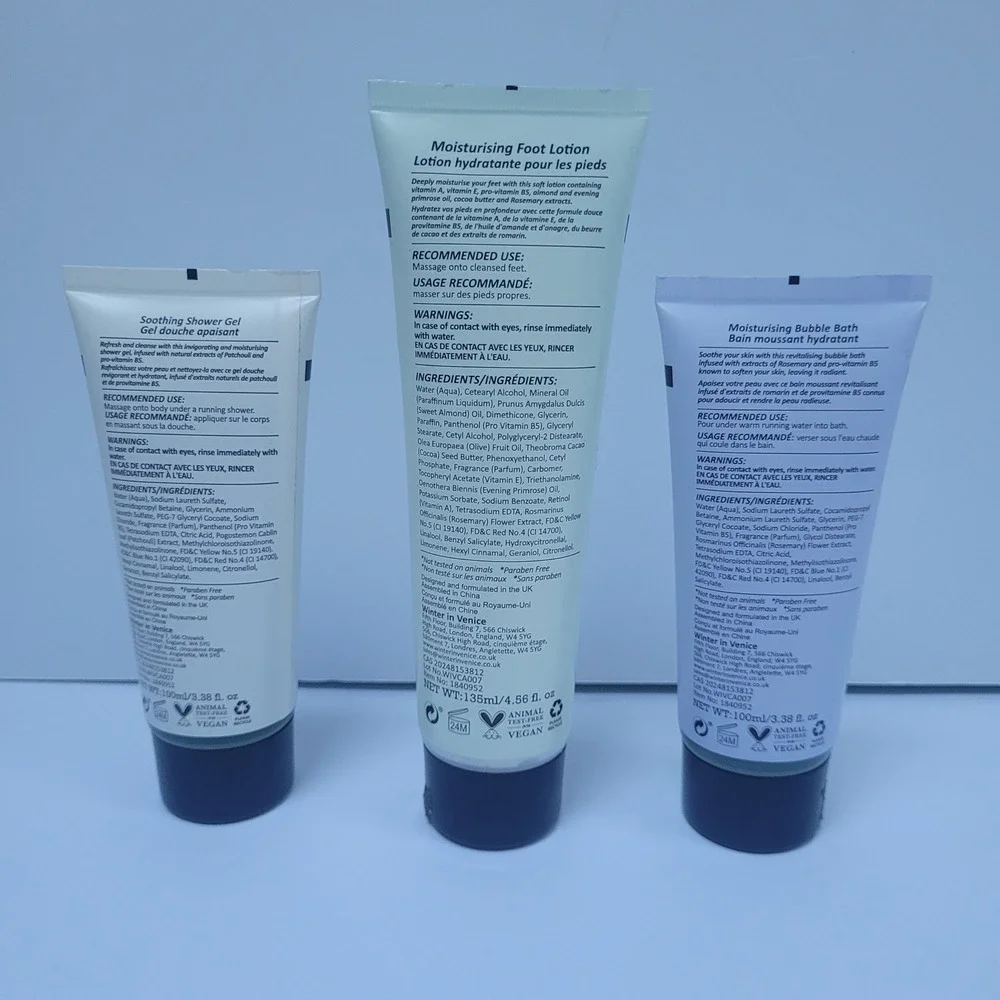 New‎ Winter in Venice Set Shower Gel Foot Lotion Bubble Bath